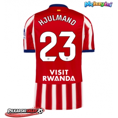 Atletico Madrid Morten Hjulmand #23 Koszulka Podstawowa 2026-27 Krótki Rękaw