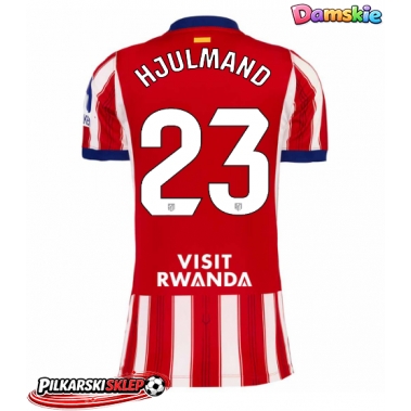 Atletico Madrid Morten Hjulmand #23 Koszulka Podstawowa damskie 2026-27 Krótki Rękaw
