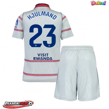 Atletico Madrid Morten Hjulmand #23 Koszulka Trzecia dzieci 2026-27 Krótki Rękaw (+ krótkie spodenki)