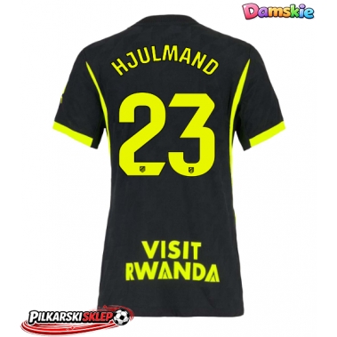 Atletico Madrid Morten Hjulmand #23 Koszulka Wyjazdowa damskie 2026-27 Krótki Rękaw