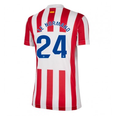 Atletico Madrid Robin Le Normand #24 Koszulka Podstawowa damskie 2025-26 Krótki Rękaw Atletico Madrid Robin Le Normand #24 Koszulka Podstawowa damskie 2025-26 Krótki Rękaw