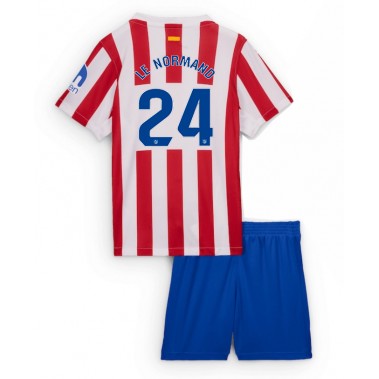 Atletico Madrid Robin Le Normand #24 Koszulka Podstawowa dzieci 2025-26 Krótki Rękaw (+ krótkie spodenki) Atletico Madrid Robin Le Normand #24 Koszulka Podstawowa dzieci 2025-26 Krótki Rękaw (+ krótkie spodenki)