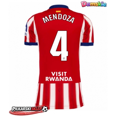Atletico Madrid Rodrigo Mendoza #4 Koszulka Podstawowa damskie 2026-27 Krótki Rękaw