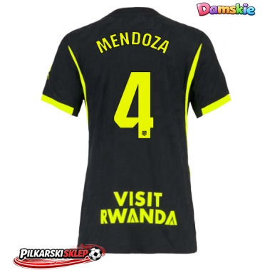 Atletico Madrid Rodrigo Mendoza #4 Koszulka Wyjazdowa damskie 2026-27 Krótki Rękaw