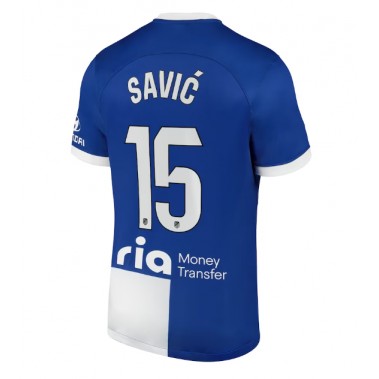 Atletico Madrid Stefan Savic #15 Koszulka Wyjazdowa 2023-24 Krótki Rękaw