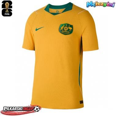 Australia Koszulka Podstawowa MŚ 2026 Krótki Rękaw
