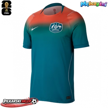 Australia Koszulka Wyjazdowa MŚ 2026 Krótki Rękaw