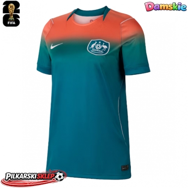 Australia Koszulka Wyjazdowa damskie MŚ 2026 Krótki Rękaw