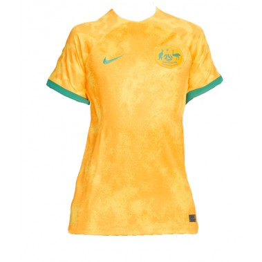 Australija Koszulka Podstawowa damskie MŚ 2022 Krótki Rękaw
