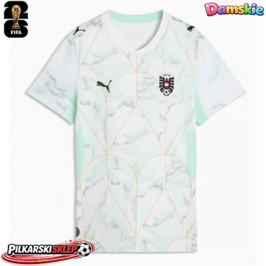Austria Koszulka Wyjazdowa damskie MŚ 2026 Krótki Rękaw
