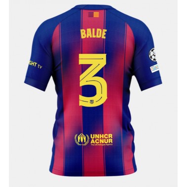 Barcelona Alejandro Balde #3 Koszulka Podstawowa 2025-26 Krótki Rękaw