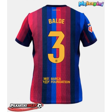 Barcelona Alejandro Balde #3 Koszulka Podstawowa 2026-27 Krótki Rękaw