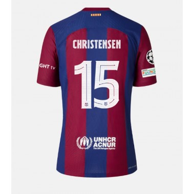 Barcelona Andreas Christensen #15 Koszulka Podstawowa 2023-24 Krótki Rękaw