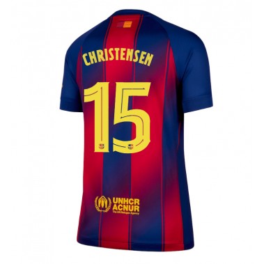 Barcelona Andreas Christensen #15 Koszulka Podstawowa damskie 2025-26 Krótki Rękaw Barcelona Andreas Christensen #15 Koszulka Podstawowa damskie 2025-26 Krótki Rękaw