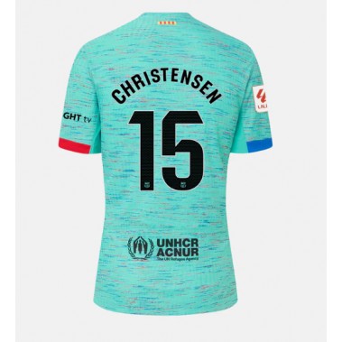 Barcelona Andreas Christensen #15 Koszulka Trzecia damskie 2023-24 Krótki Rękaw