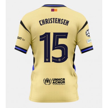 Barcelona Andreas Christensen #15 Koszulka Wyjazdowa 2025-26 Krótki Rękaw Barcelona Andreas Christensen #15 Koszulka Wyjazdowa 2025-26 Krótki Rękaw