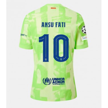 Barcelona Ansu Fati #10 Koszulka Trzecia 2024-25 Krótki Rękaw