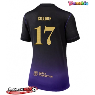 Barcelona Anthony Gordon #17 Koszulka Wyjazdowa damskie 2026-27 Krótki Rękaw
