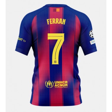 Barcelona Ferran Torres #7 Koszulka Podstawowa 2025-26 Krótki Rękaw