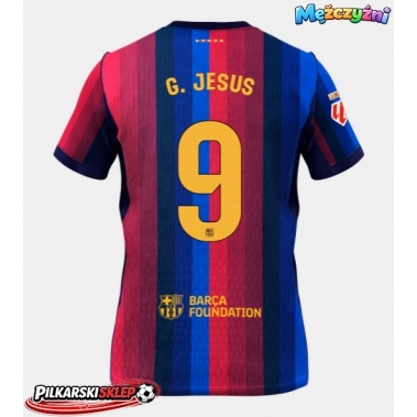 Barcelona Gabriel Jesus #9 Koszulka Podstawowa 2026-27 Krótki Rękaw
