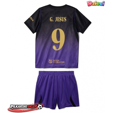 Barcelona Gabriel Jesus #9 Koszulka Wyjazdowa dzieci 2026-27 Krótki Rękaw (+ krótkie spodenki)