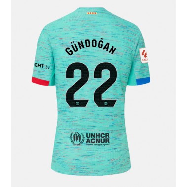 Barcelona Ilkay Gundogan #22 Koszulka Trzecia 2023-24 Krótki Rękaw