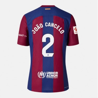 Barcelona Joao Cancelo #2 Koszulka Podstawowa damskie 2023-24 Krótki Rękaw