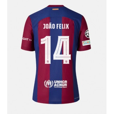 Barcelona Joao Felix #14 Koszulka Podstawowa 2023-24 Krótki Rękaw
