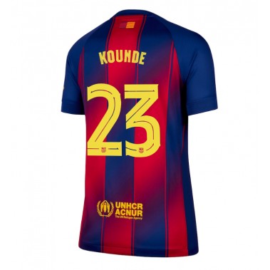 Barcelona Jules Kounde #23 Koszulka Podstawowa damskie 2025-26 Krótki Rękaw Barcelona Jules Kounde #23 Koszulka Podstawowa damskie 2025-26 Krótki Rękaw