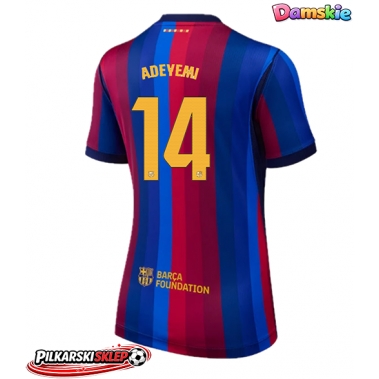 Barcelona Karim Adeyemi #14 Koszulka Podstawowa damskie 2026-27 Krótki Rękaw