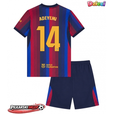 Barcelona Karim Adeyemi #14 Koszulka Podstawowa dzieci 2026-27 Krótki Rękaw (+ krótkie spodenki)