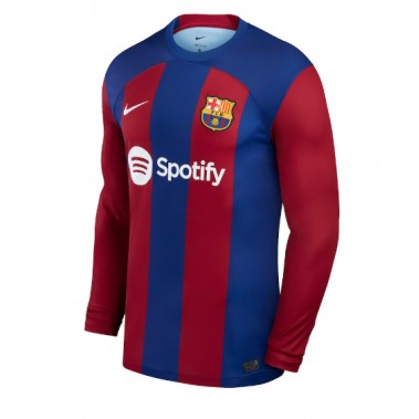 Barcelona Koszulka Podstawowa 2023-24 Długi Rękaw