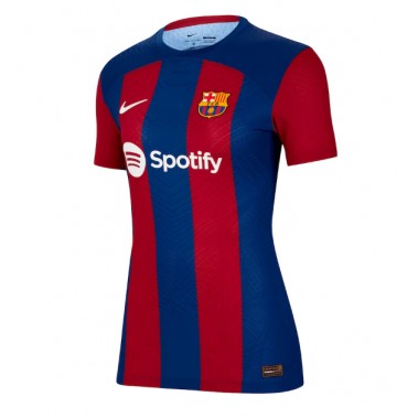 Barcelona Koszulka Podstawowa damskie 2023-24 Krótki Rękaw