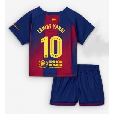 Barcelona Lamine Yamal #10 Koszulka Podstawowa dzieci 2025-26 Krótki Rękaw (+ krótkie spodenki) Barcelona Lamine Yamal #10 Koszulka Podstawowa dzieci 2025-26 Krótki Rękaw (+ krótkie spodenki)