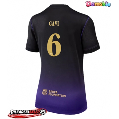Barcelona Paez Gavi #6 Koszulka Wyjazdowa damskie 2026-27 Krótki Rękaw