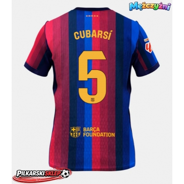 Barcelona Pau Cubarsi #5 Koszulka Podstawowa 2026-27 Krótki Rękaw