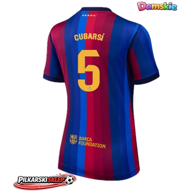 Barcelona Pau Cubarsi #5 Koszulka Podstawowa damskie 2026-27 Krótki Rękaw