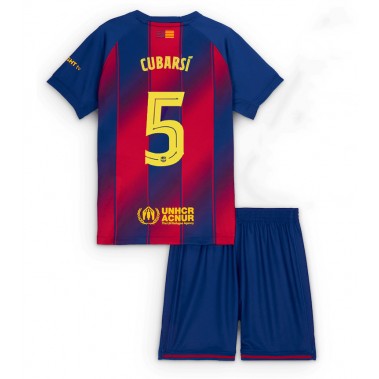 Barcelona Pau Cubarsi #5 Koszulka Podstawowa dzieci 2025-26 Krótki Rękaw (+ krótkie spodenki) Barcelona Pau Cubarsi #5 Koszulka Podstawowa dzieci 2025-26 Krótki Rękaw (+ krótkie spodenki)