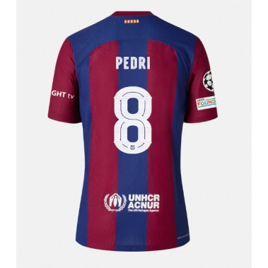 Barcelona Pedri Gonzalez #8 Koszulka Podstawowa 2023-24 Krótki Rękaw