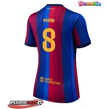 Barcelona Pedri Gonzalez #8 Koszulka Podstawowa damskie 2026-27 Krótki Rękaw