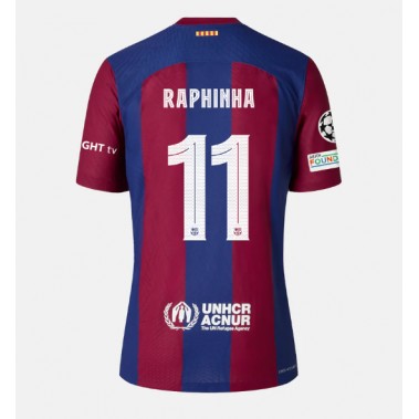 Barcelona Raphinha Belloli #11 Koszulka Podstawowa 2023-24 Krótki Rękaw