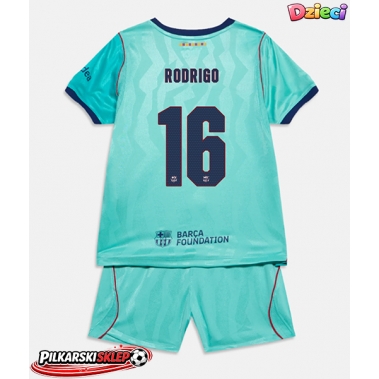 Barcelona Rodri Hernandez #16 Koszulka Trzecia dzieci 2026-27 Krótki Rękaw (+ krótkie spodenki)
