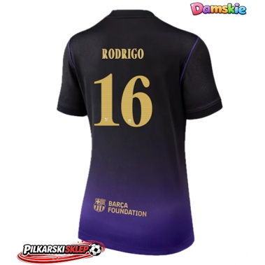 Barcelona Rodri Hernandez #16 Koszulka Wyjazdowa damskie 2026-27 Krótki Rękaw