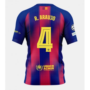Barcelona Ronald Araujo #4 Koszulka Podstawowa 2025-26 Krótki Rękaw Barcelona Ronald Araujo #4 Koszulka Podstawowa 2025-26 Krótki Rękaw