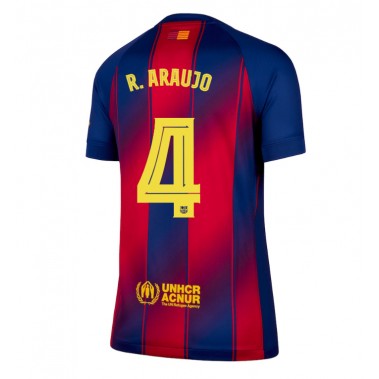 Barcelona Ronald Araujo #4 Koszulka Podstawowa damskie 2025-26 Krótki Rękaw