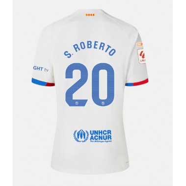 Barcelona Sergi Roberto #20 Koszulka Wyjazdowa 2023-24 Krótki Rękaw