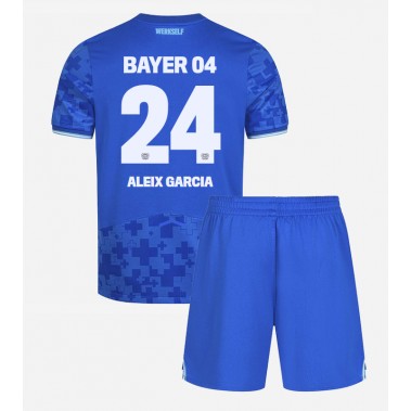 Bayer Leverkusen Aleix Garcia #24 Koszulka Trzecia dzieci 2025-26 Krótki Rękaw (+ krótkie spodenki) Bayer Leverkusen Aleix Garcia #24 Koszulka Trzecia dzieci 2025-26 Krótki Rękaw (+ krótkie spodenki)