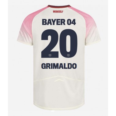 Bayer Leverkusen Alejandro Grimaldo #20 Koszulka Wyjazdowa 2025-26 Krótki Rękaw Bayer Leverkusen Alejandro Grimaldo #20 Koszulka Wyjazdowa 2025-26 Krótki Rękaw