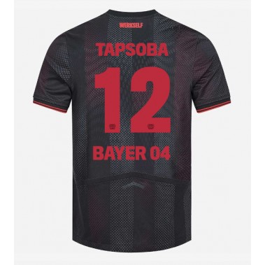 Bayer Leverkusen Edmond Tapsoba #12 Koszulka Podstawowa 2025-26 Krótki Rękaw