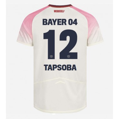Bayer Leverkusen Edmond Tapsoba #12 Koszulka Wyjazdowa 2025-26 Krótki Rękaw Bayer Leverkusen Edmond Tapsoba #12 Koszulka Wyjazdowa 2025-26 Krótki Rękaw